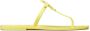 TORY BURCH Stijlvolle Slippers voor Dagelijks Comfort Yellow Dames - Thumbnail 1