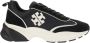 TORY BURCH Zwarte Sneakers Kleurblok Ontwerp Dubbele T Black Dames - Thumbnail 6