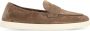 Tory Burch Suede Ballerina Loafers Ronde Neus - Thumbnail 1