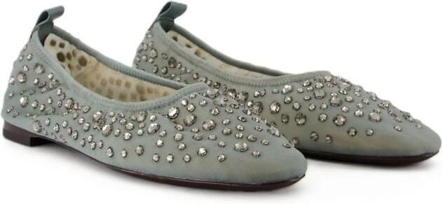 Tory Burch Ballerina's met Kristalversiering van Mesh - Foto 3