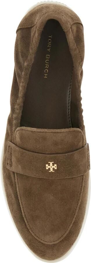 Tory Burch Bruin leren ballet sport loafers