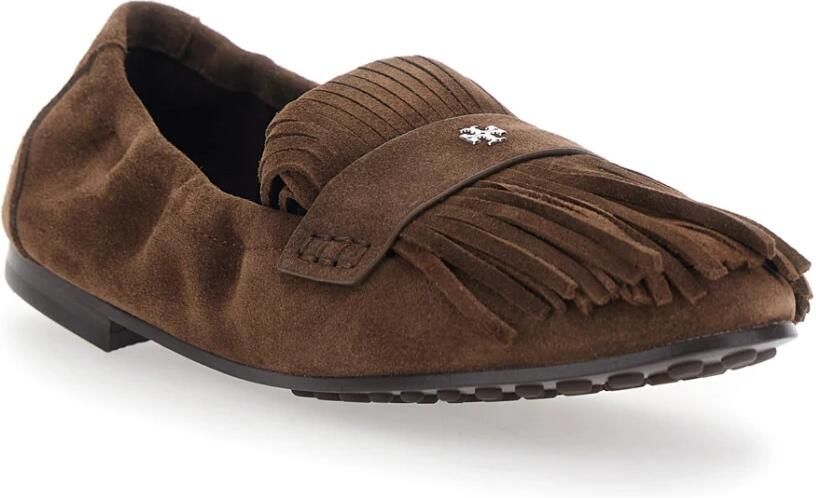 Tory Burch Bruine Ballet Loafer Platte Schoenen
