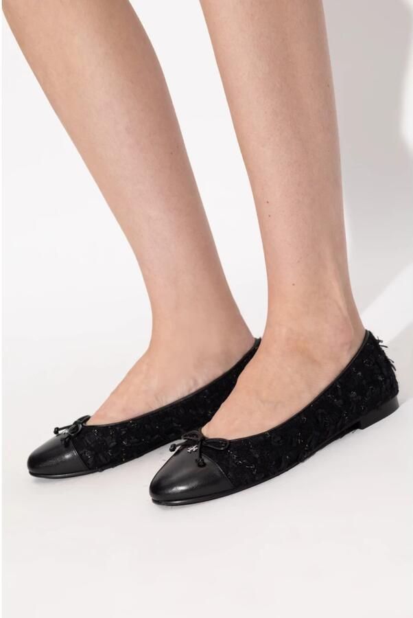 Tory Burch Bunny Knot Cap-Toe Ballet Flat