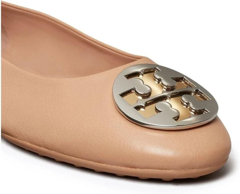 TORY BURCH Claire Ballet Flats Moderne Twist op Klassiek Design Beige Dames