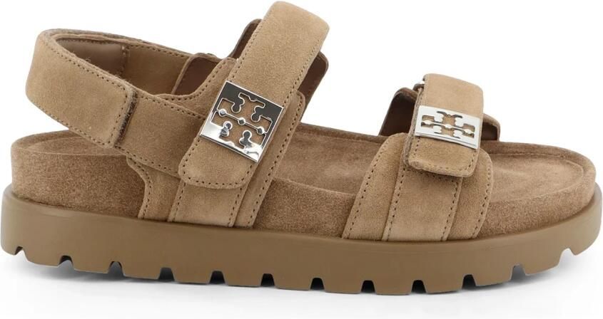 Tory Burch Double Strap Suede Sandal