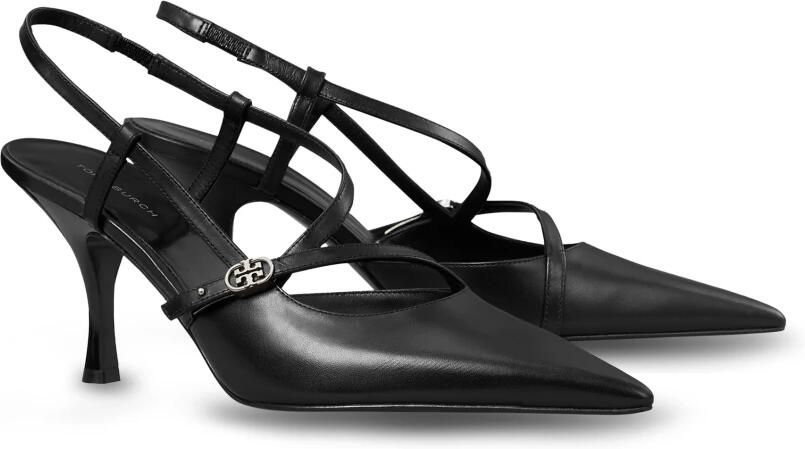 Tory Burch Double T Gesp Band Pomp 75mm - Foto 6