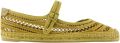 Tory Burch Espadrilles met open weefsel - Groen