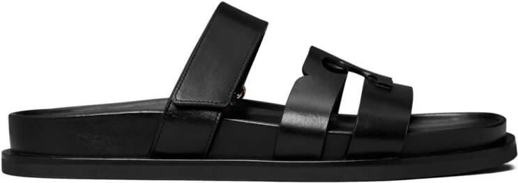 TORY BURCH Zwarte Leren Sandalen Elegant Chic Look Black Dames - Foto 6