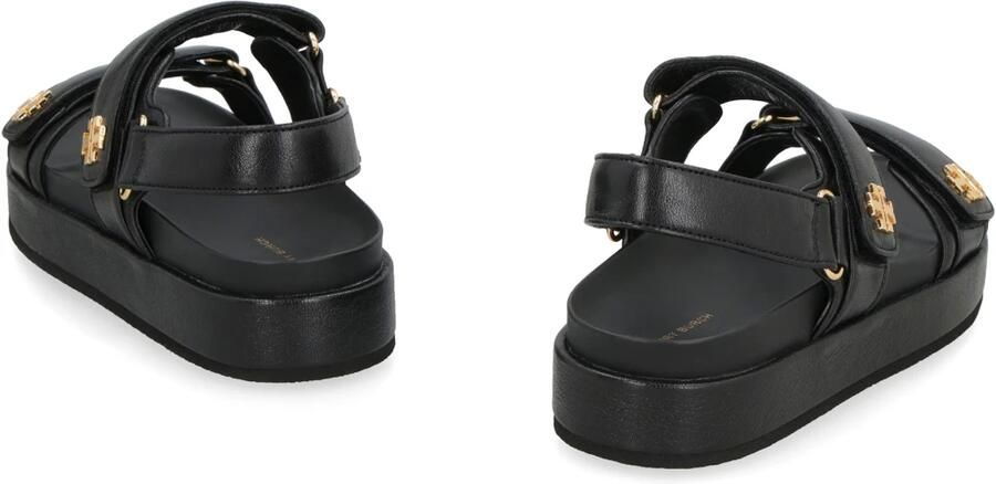 TORY BURCH Zwarte Sandalen voor Vrouwen Black Dames