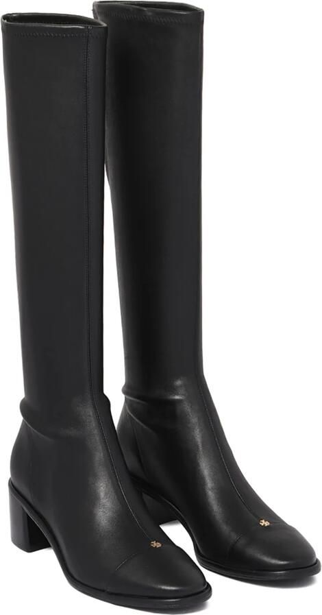 Tory Burch Laars met contrastneus tot de knie