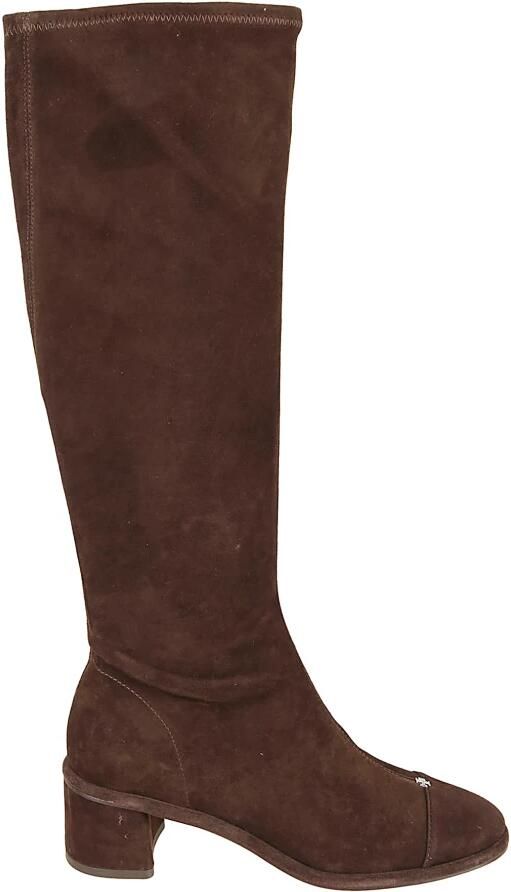 Tory Burch Laars met contrastneus tot de knie