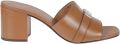 Tory Burch LeeLee Heeled Mule - Bruin