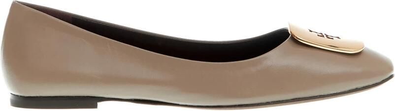 Tory Burch Leren Ballerina