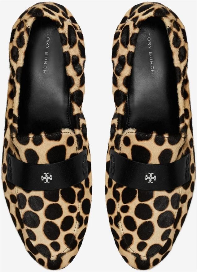 Tory Burch Leren ballerina's met metalen logodetail