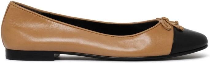 Tory Burch Leren Ballerina's met Verstevigde Neus