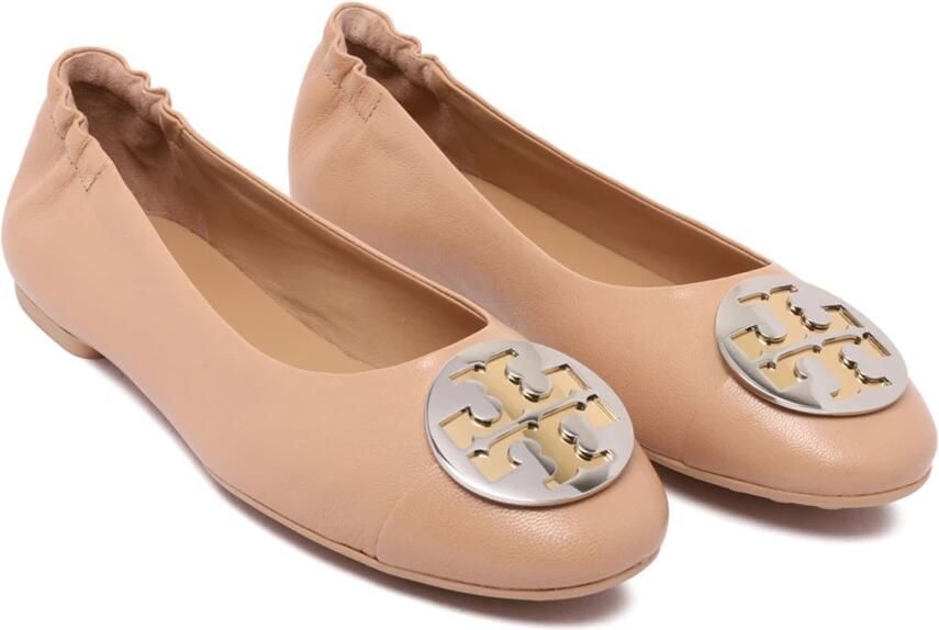 Tory Burch Licht Zand Claire Ballerina Schoenen