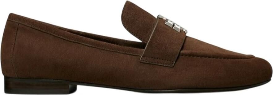 Tory Burch Logo-plaque Suede Loafers - Foto 3