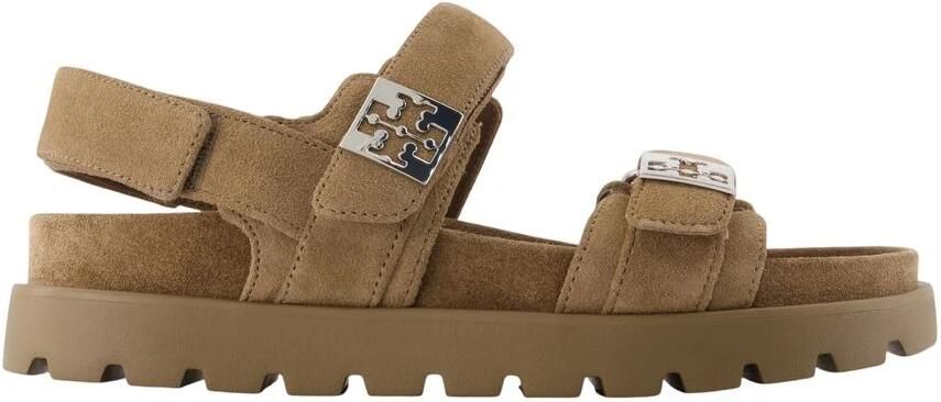 Tory Burch Double Strap Suede Sandal - Foto 7