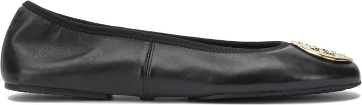 Tory Burch Minnie Leren Ballerina