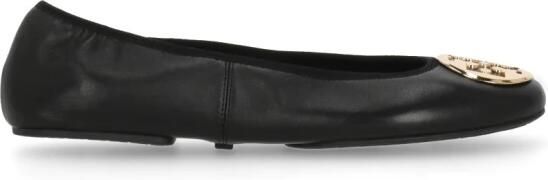 Tory Burch Minnie Leren Ballerina