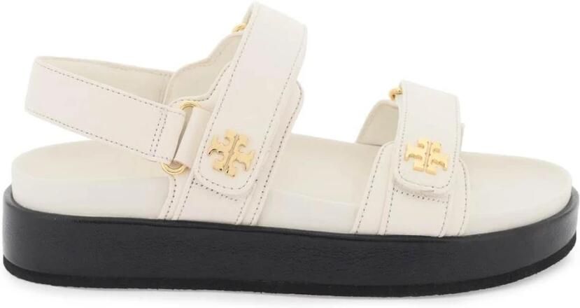 Tory Burch Platform Sandalen met Dubbel T Logo