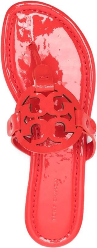 Tory Burch Rode Instap Sandalen Open Teen