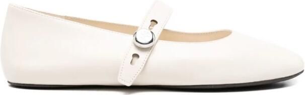 Tory Burch Romy Leren Ballerina's