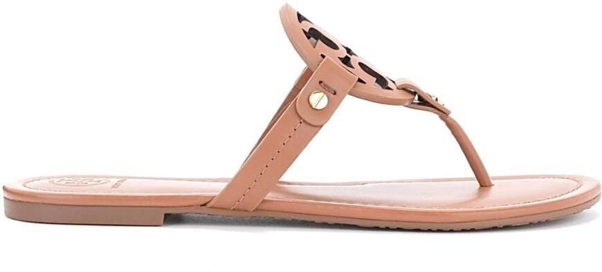 Tory Burch Zachte Bruin Leren Casual Sandalen - Foto 4