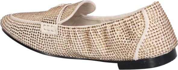 TORY BURCH Kristalversierde Suède Ballerina`s Beige Dames - Foto 3