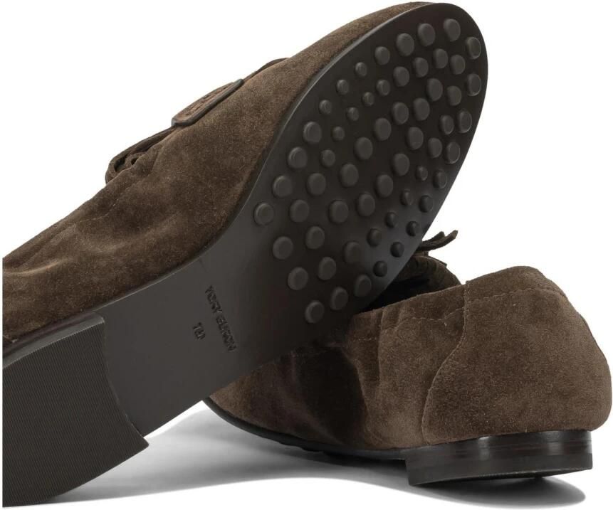 Tory Burch Suède Fringe Loafer Ballerina's - Foto 2