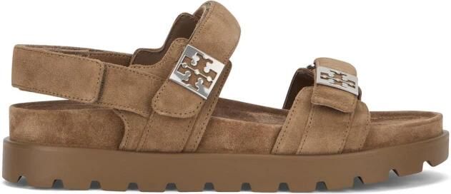 Tory Burch Mellow Suède Plateau Sandalen