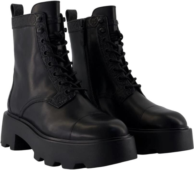 Tory Burch T Monogram Lug Enkelboot - Foto 2