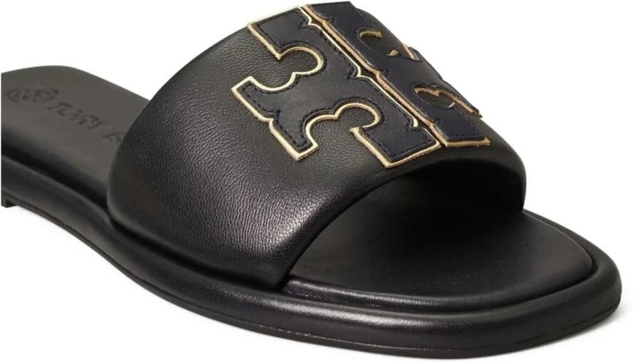 TORY BURCH Double T Sport Slide Dames zomer sliders Zwart - Foto 2