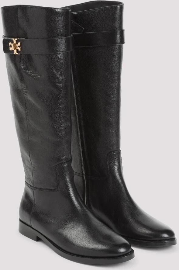 TORY BURCH Zwarte Rijlaars met T-Lock Black Dames - Foto 2