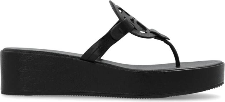 TORY BURCH Wig Slippers Miller Black Dames
