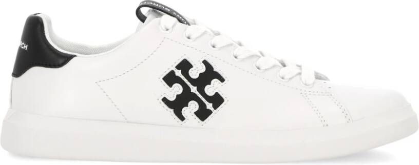 Tory Burch Witte Logo Sneakers Nappa Leder