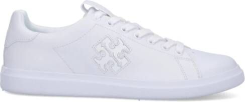 TORY BURCH Retro-geïnspireerde witte tennisschoenen White Dames