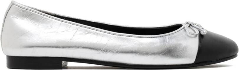Tory Burch Zilveren Ballerina`s