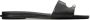 Tory Burch Zwart Goud Doorboorde Slide Sandalen - Thumbnail 1