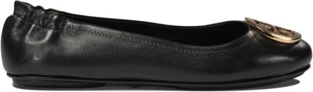 TORY BURCH Ballerinas Minnie Travel Ballet With Metal Logo in zwart