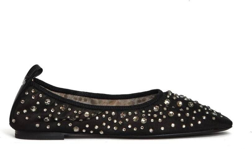TORY BURCH Ballerina's met glinsterende kristallen Black Dames