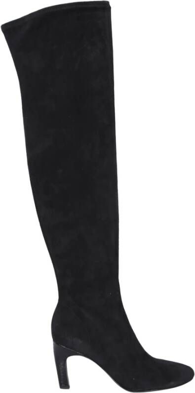 Tory Burch Zwarte Leren Enkellaarzen Stijlvolle Look