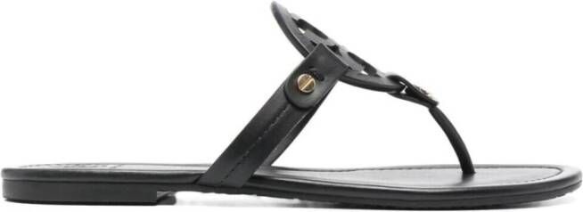 TORY BURCH Stijlvolle Slippers voor Vrouwen Black Dames