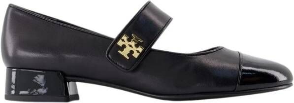 TORY BURCH Zwarte Leren Mary Jane Ballerina's Black Dames