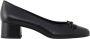 TORY BURCH Zwarte leren strikdetail middelhakpompen Black Dames - Thumbnail 3