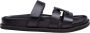 TORY BURCH Zwarte Leren Sandalen Elegant Chic Look Black Dames - Thumbnail 9