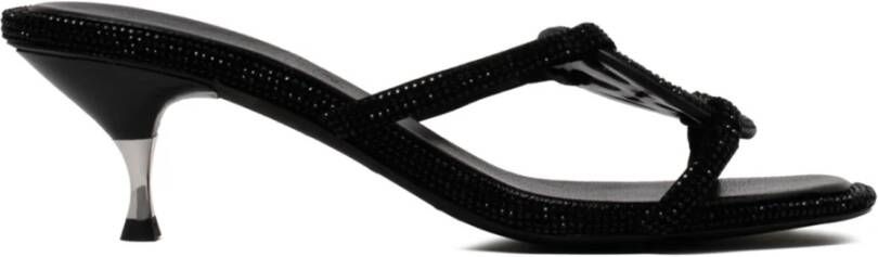 TORY BURCH Sandalen Miller Geo Bombé' Sandals – Black in zwart