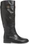 TORY BURCH Zwarte Rijlaars met T-Lock Ontwerp Black Dames - Thumbnail 1