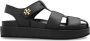 Tory Burch Zwarte Sandalen met Logo Detailing - Thumbnail 1