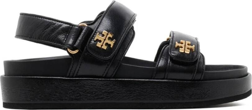 TORY BURCH Kira Sport Sandalen met Verstelbare Klittenbandsluitingen Black Dames